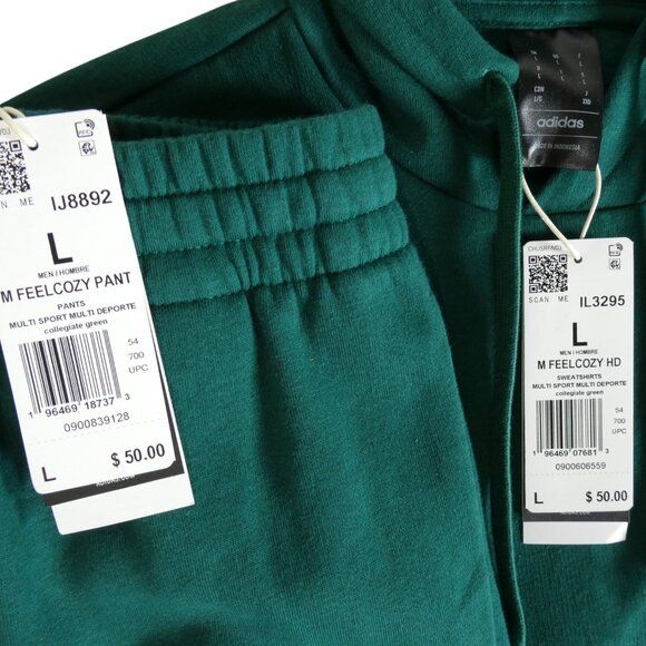 Adidas Essentials Feel Cozy 2‑Piece Track Suit Hoodie & Pants M-Large/W-XL - Picture 6 of 10
